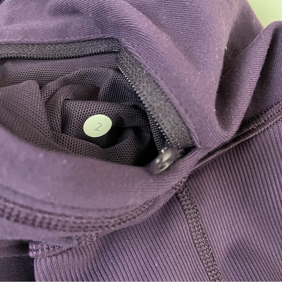 lululemon Daily Practice Jacket Deep Zinfandel Purple Sz 2 - Picture 13 of 16